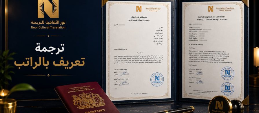 ترجمة تعريف بالراتب