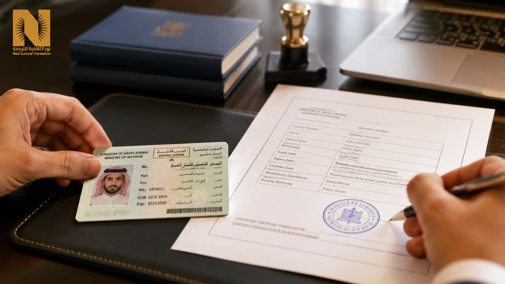ترجمة رخصة القيادة الأجنبية في السعودية