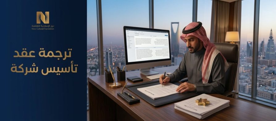 ترجمة عقد تأسيس شركة