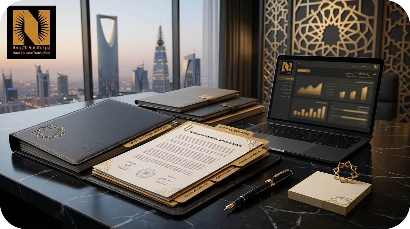 ترجمة عقد تأسيس شركة