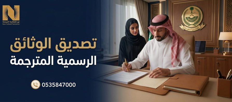 تصديق الوثائق الرسمية المترجمة