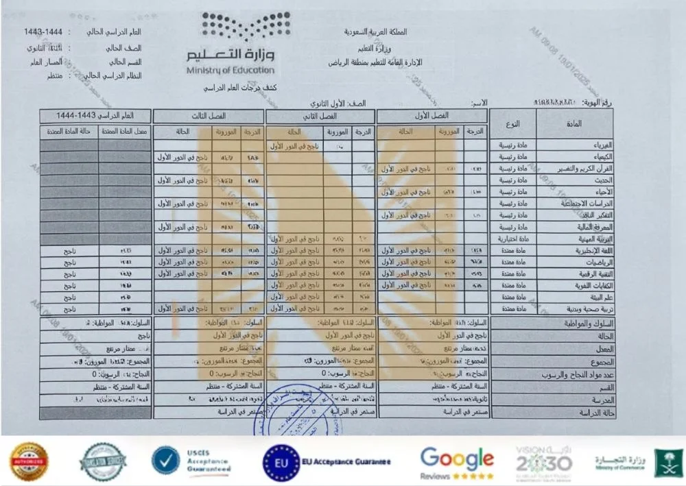 ترجمة السجل الاكاديمي ترجمة معتمدة