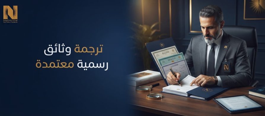 ترجمة وثائق رسمية معتمدة