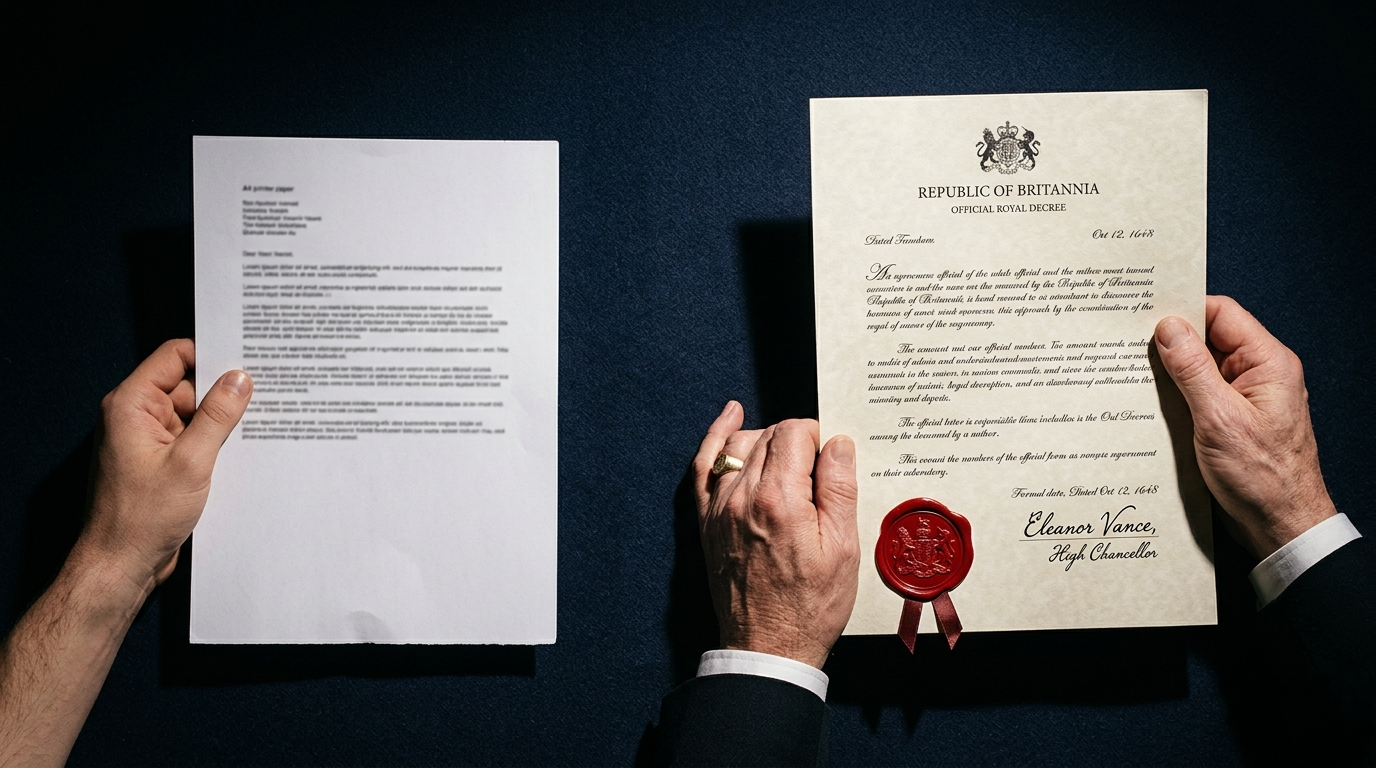 أهمية الترجمة المعتمدة للخطابات