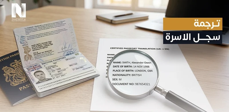 ترجمة سجل الأسرة