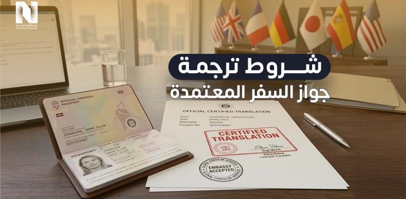 شروط ترجمة جواز السفر المعتمدة