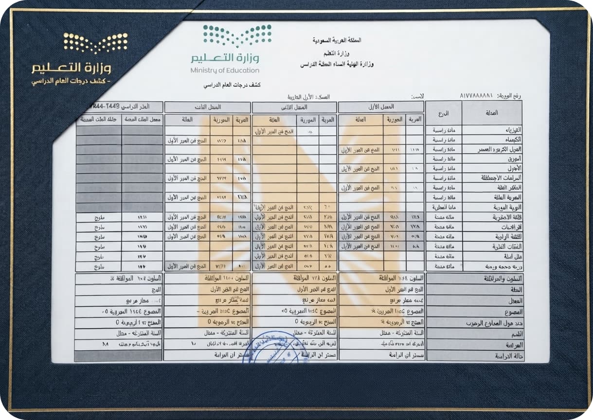 ترجمة السجل الأكاديمي