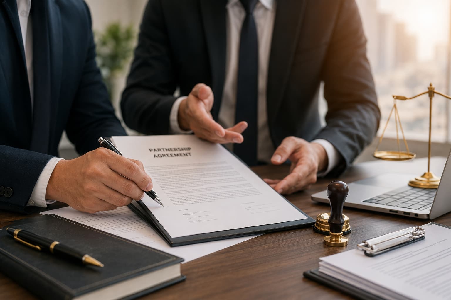 ترجمة عقد شراكة