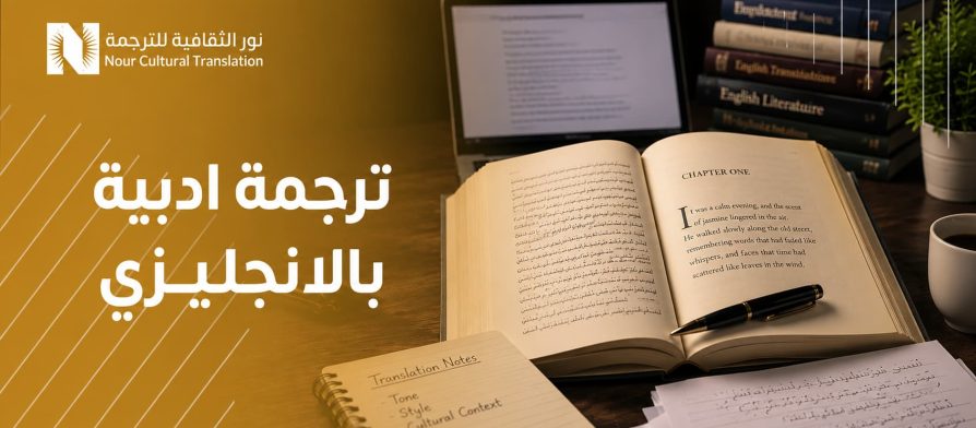 ترجمة ادبية بالانجليزي