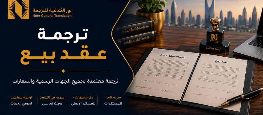 ترجمة عقد بيع