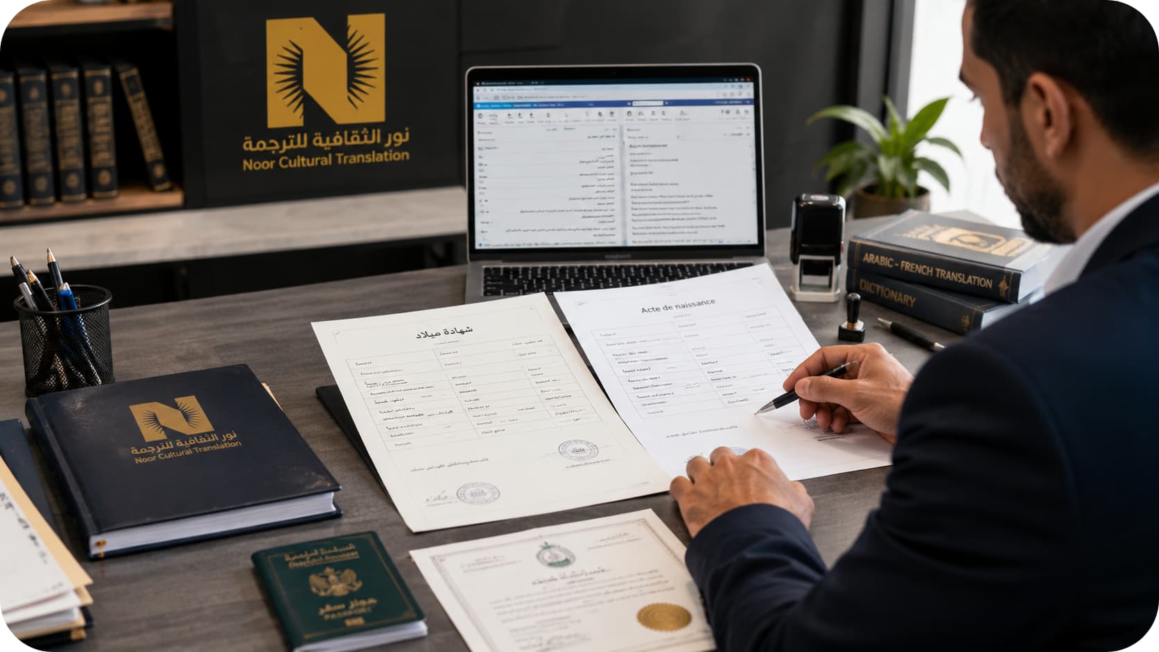 ترجمة معتمدة للسفارة الفرنسية
