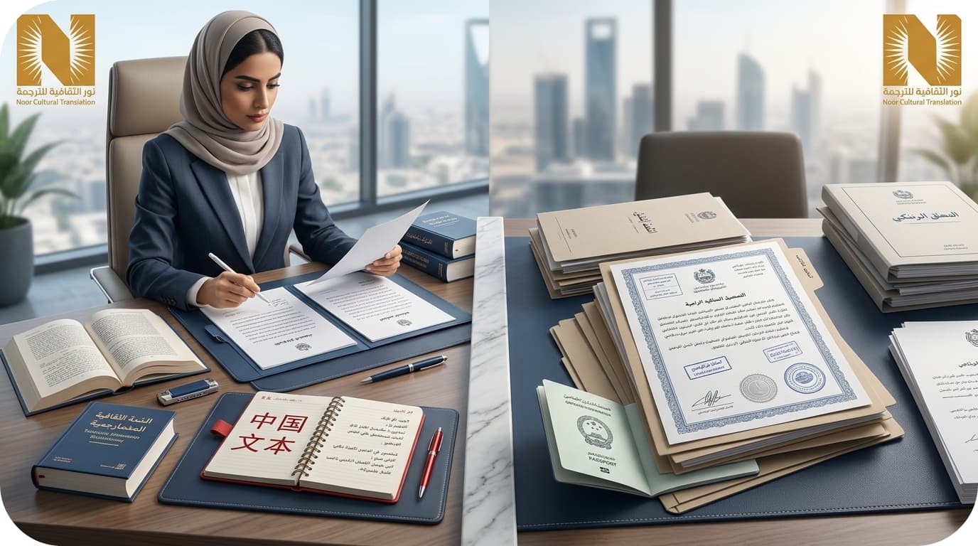 ترجمة معتمدة للسفارة الصينية