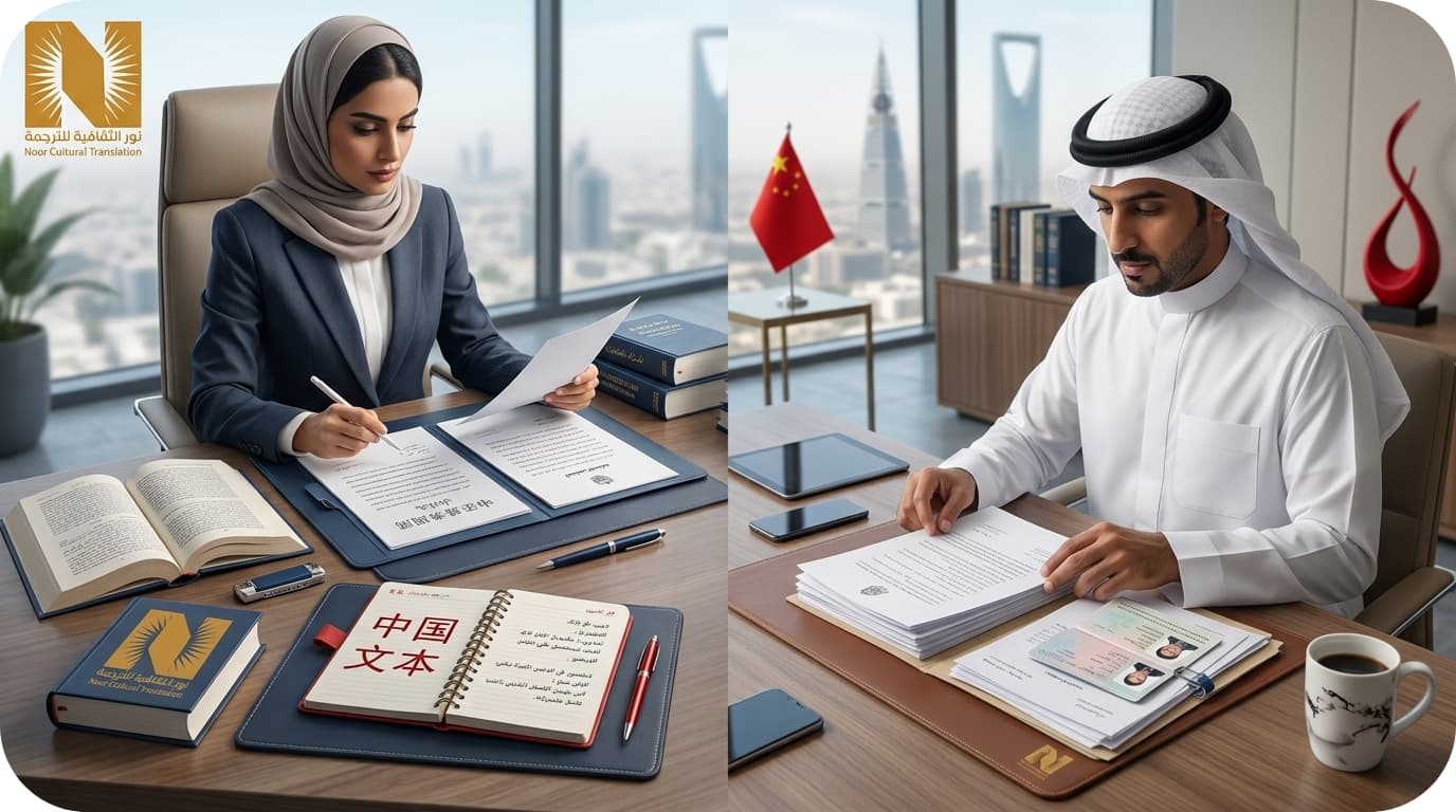 ترجمة معتمدة للسفارة الصينية