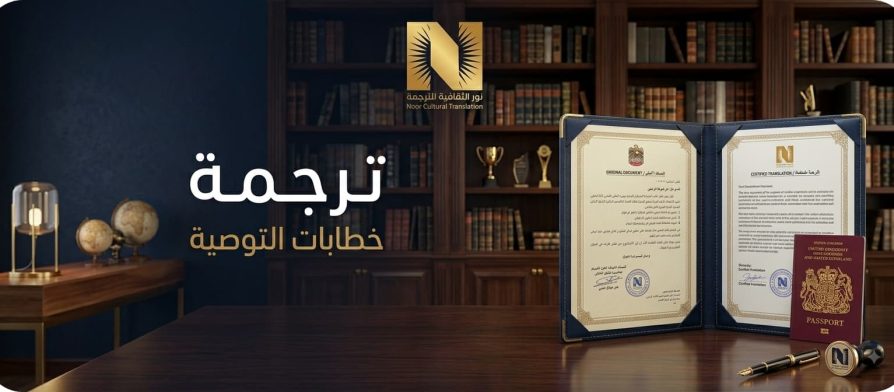 ترجمة خطاب توصية