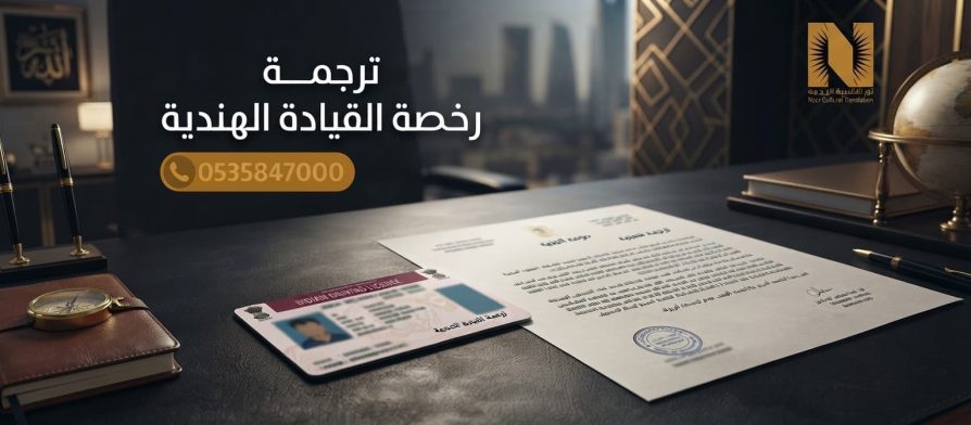 ترجمة رخصة القيادة الهندية