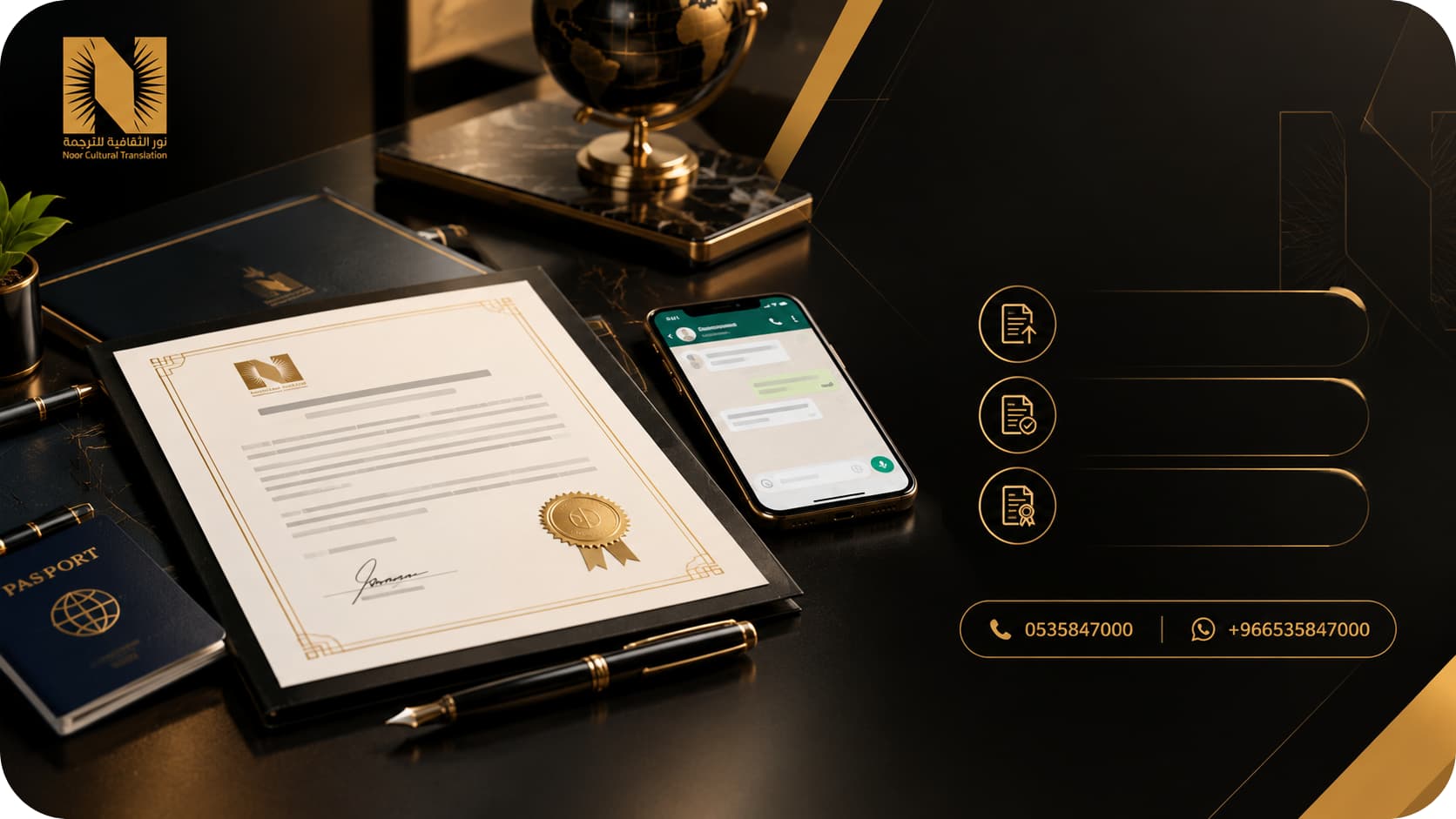 ترجمة شهادات معتمدة