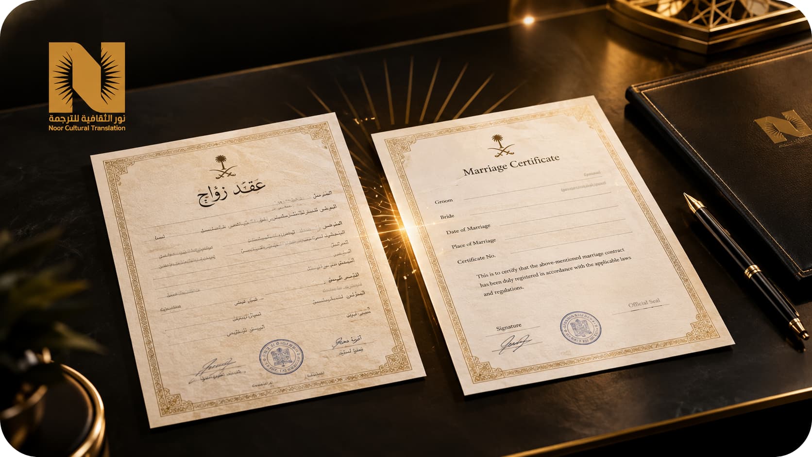 ترجمة زواج بالإنجليزي ترجمة معتمدة