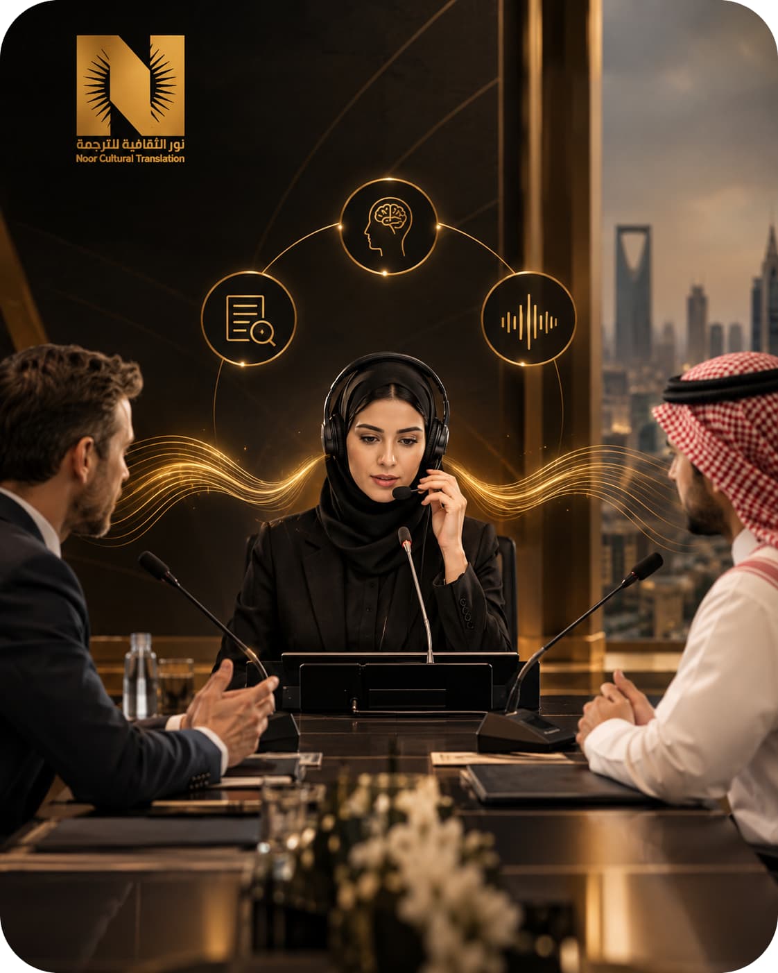 مترجم فوري دقيق بالرياض