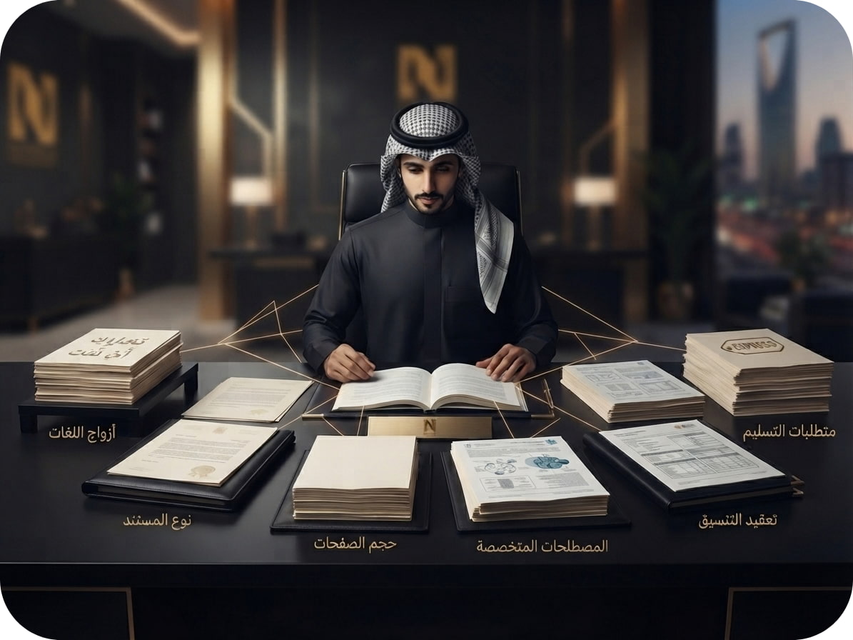 مكاتب الترجمة المعتمدة بالرياض في نور الثقافية بحي العليا