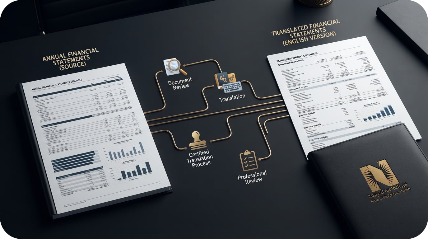 financial statement translation